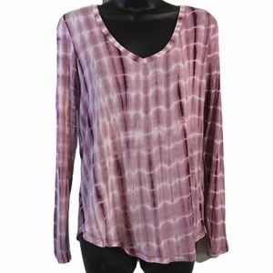Tie Dye Long Sleeve Aero Soft Tee Sz S